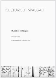 Mainrad Pichler: Migration im Walgau