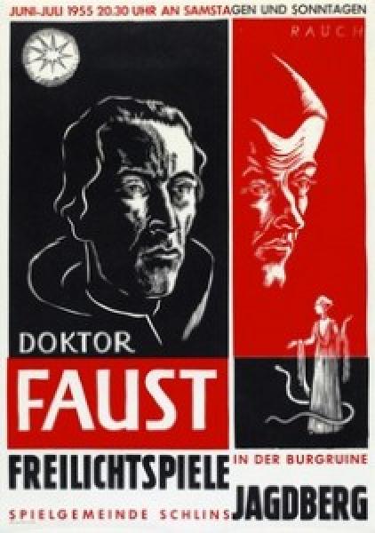 Plakat Faust 1955