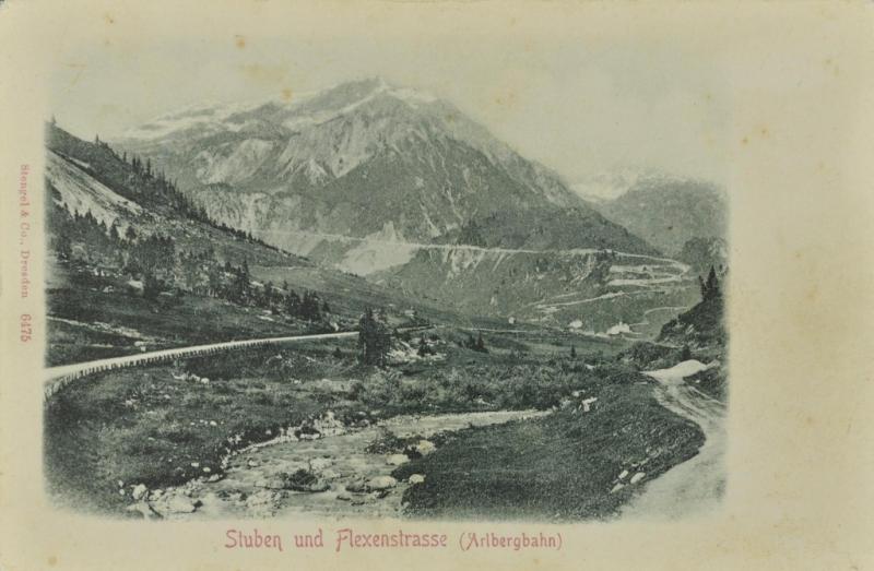 Arlbergstraße um 1900 © Vorarlberger Landesbibliothek